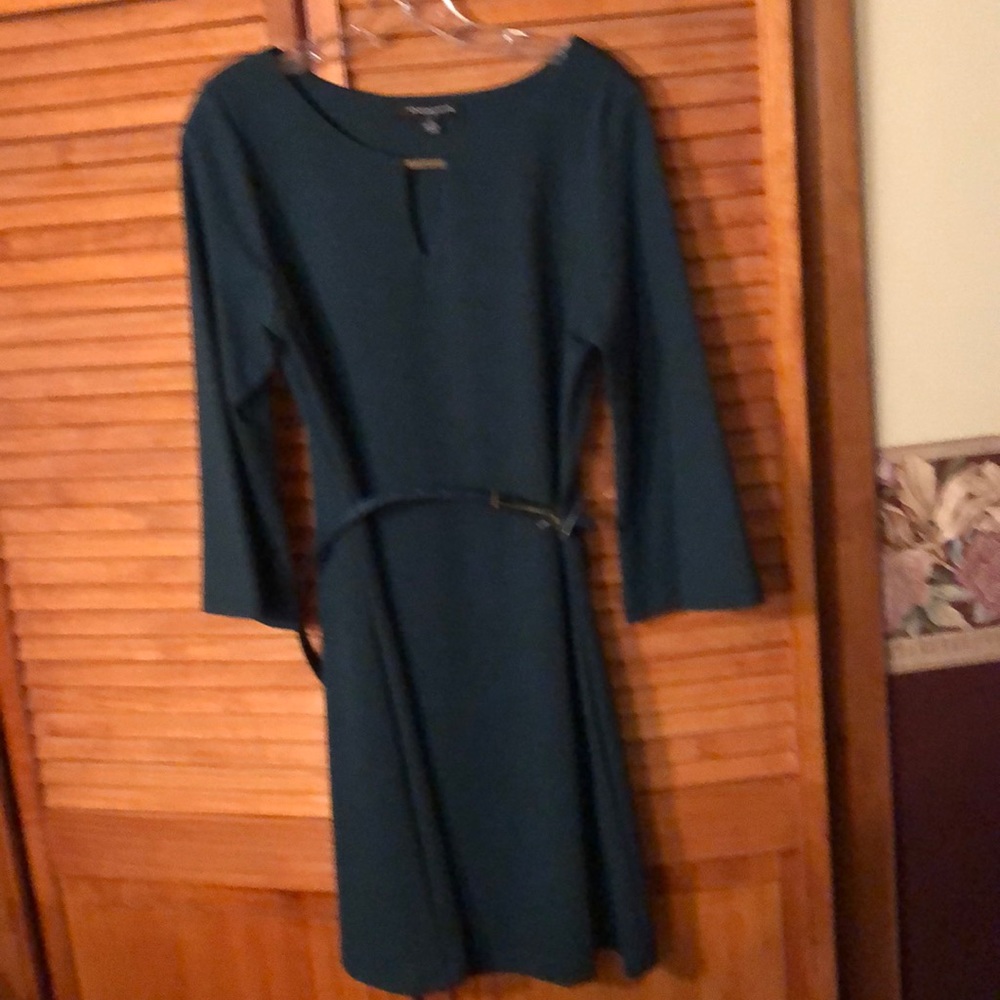 Teal green dress